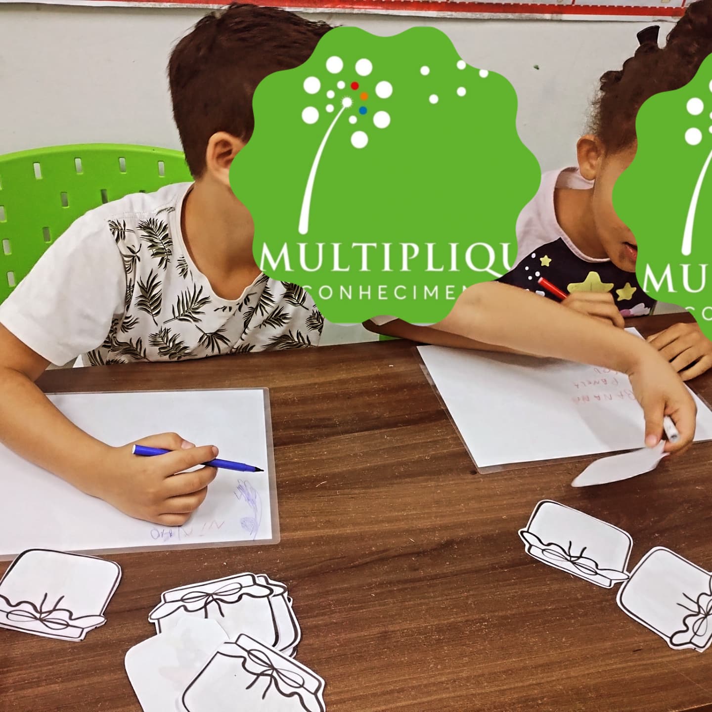 Atividade pedagógica na Multiplique